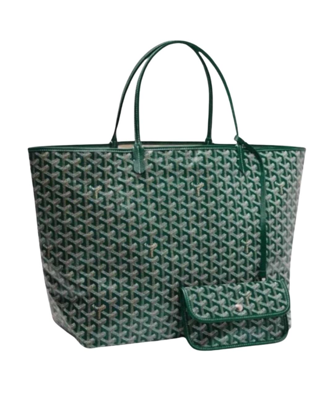 GOYARD Зеленая сумка тоут, фото 1