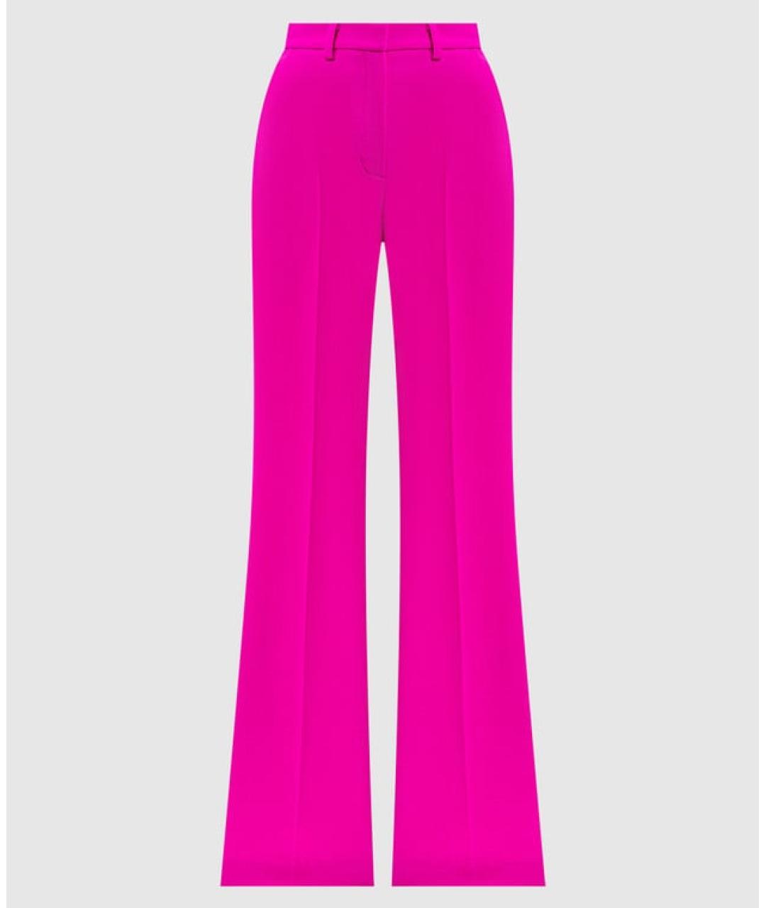 DAVID KOMA Фуксия прямые брюки, фото 8