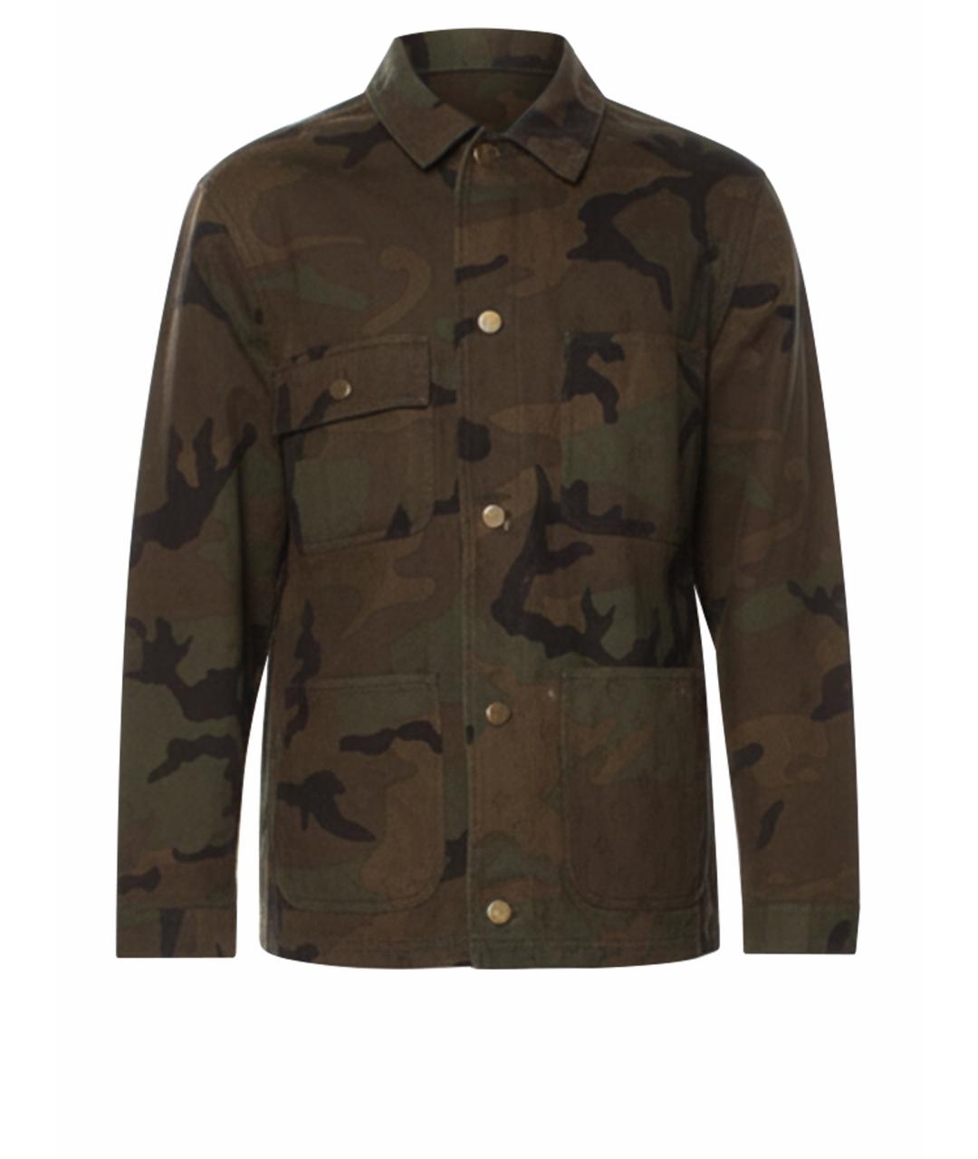 LOUIS VUITTON Хаки деним куртка, фото 1