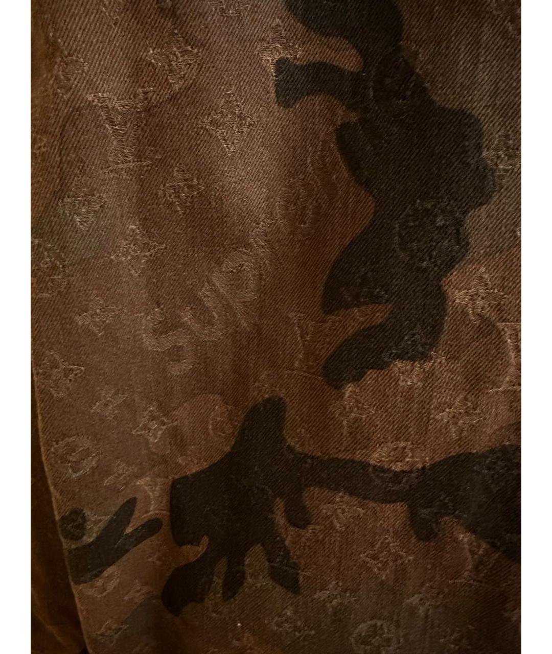 LOUIS VUITTON Хаки деним куртка, фото 7