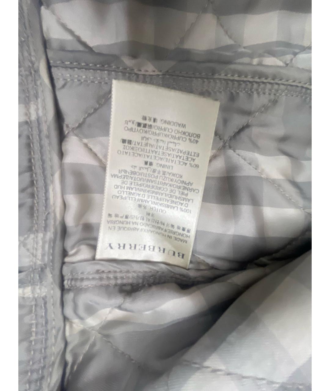 BURBERRY Бежевая кожаная куртка, фото 8