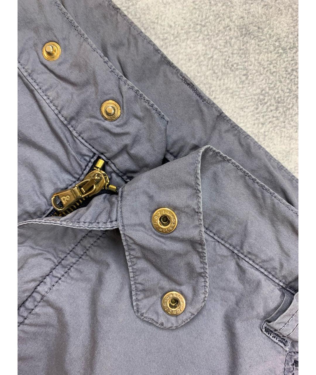 DOLCE&GABBANA Серые хлопковые повседневные брюки, фото 4