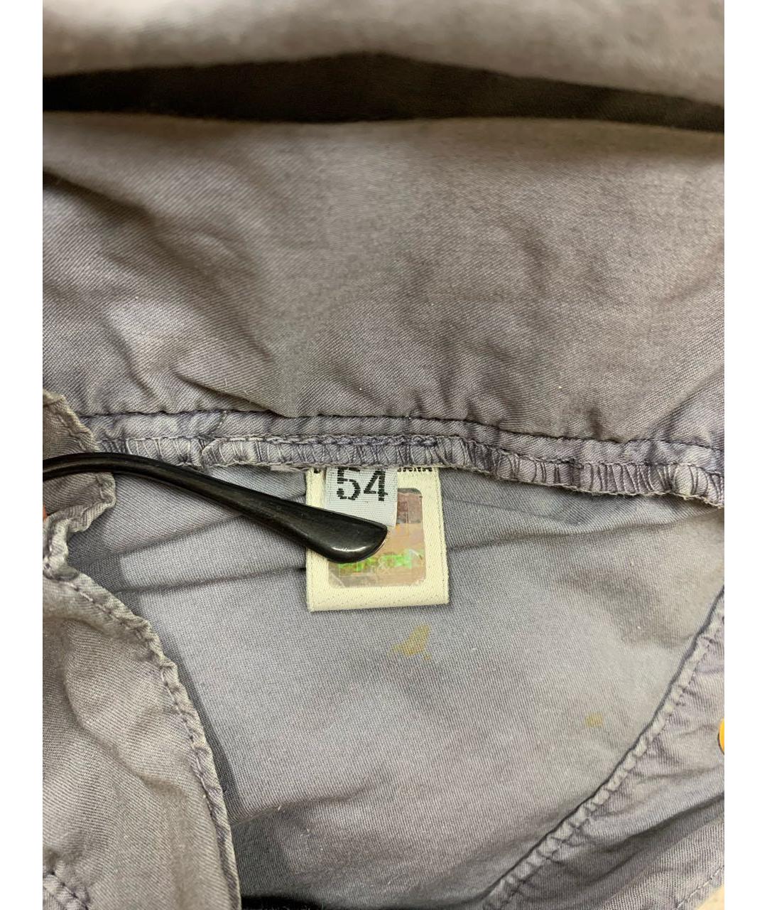 DOLCE&GABBANA Серые хлопковые повседневные брюки, фото 7