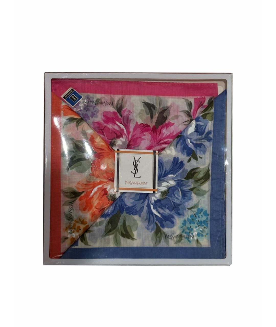 SAINT LAURENT Хлопковый платок, фото 1