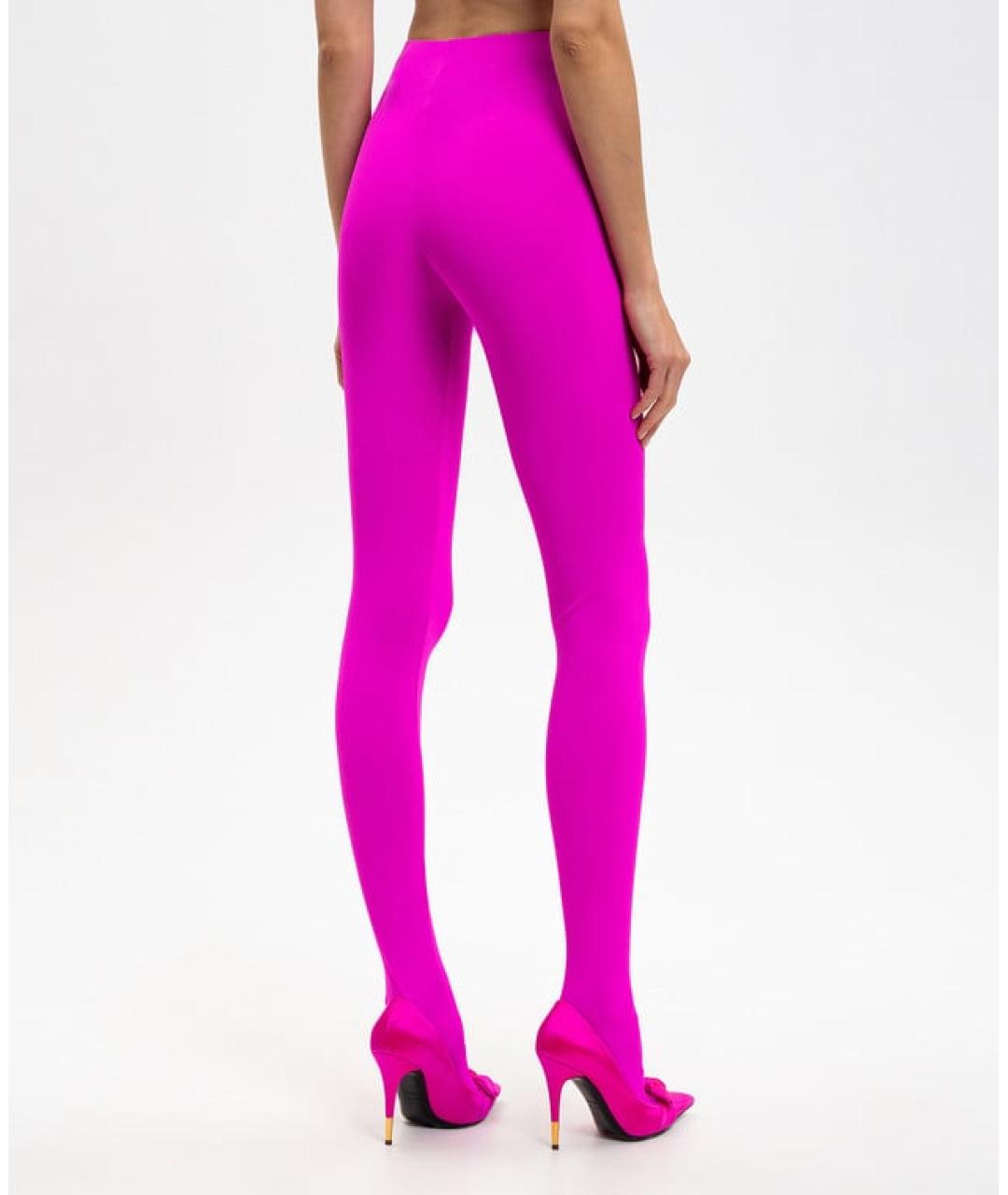 DAVID KOMA Фуксия леггинсы и велосипедки, фото 4