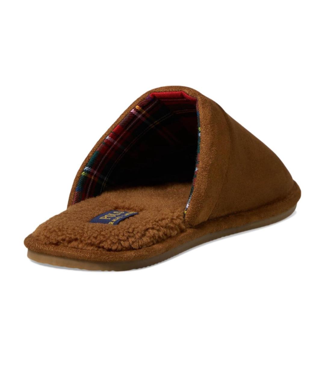 POLO RALPH LAUREN Коричневые шлепанцы, фото 3