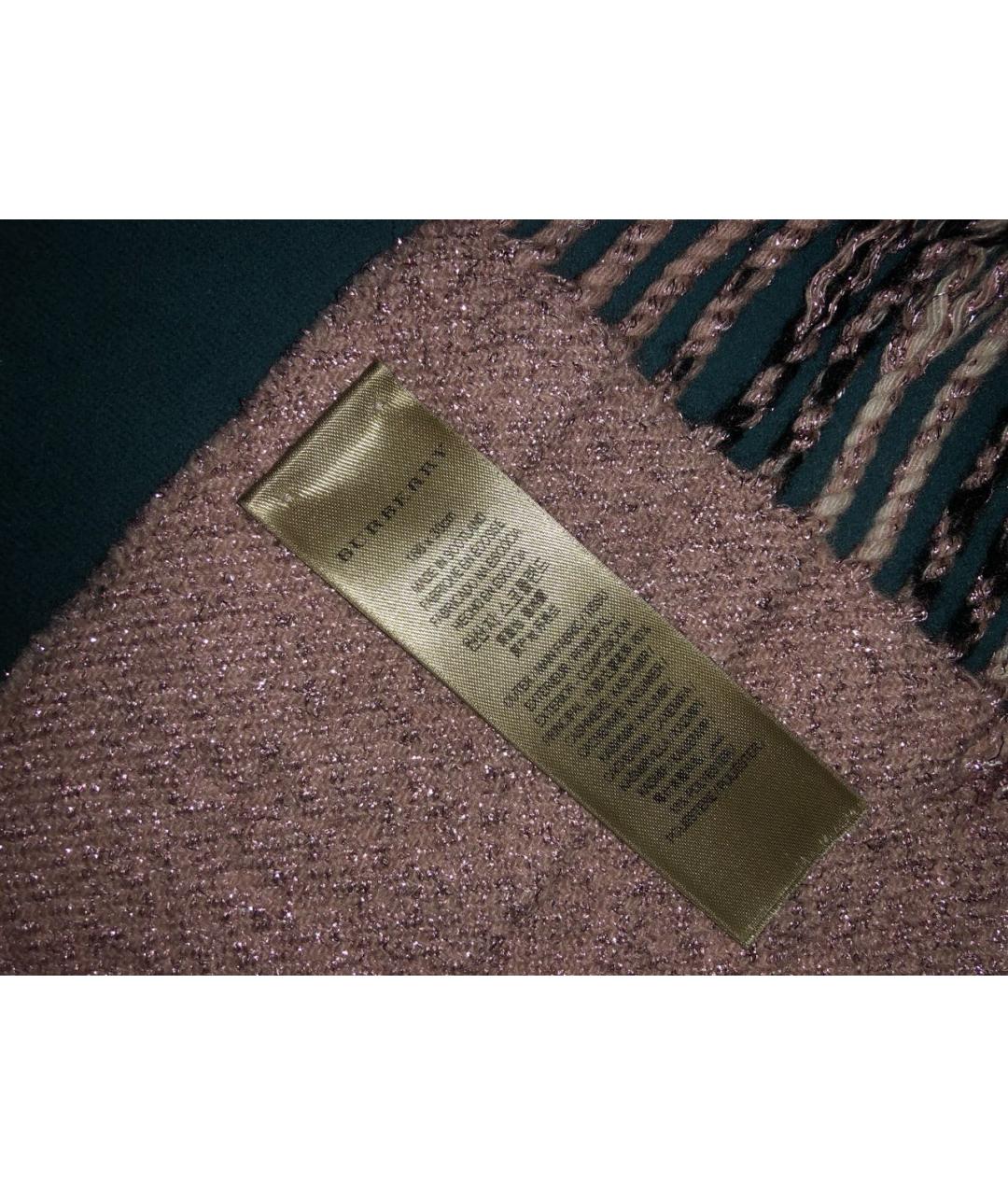 BURBERRY Розовый кашемировый шарф, фото 5