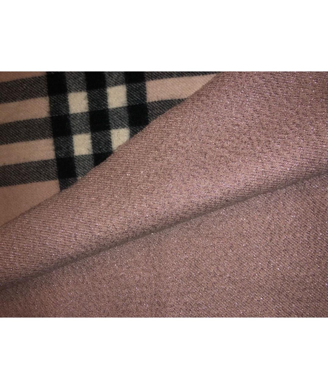 BURBERRY Розовый кашемировый шарф, фото 2