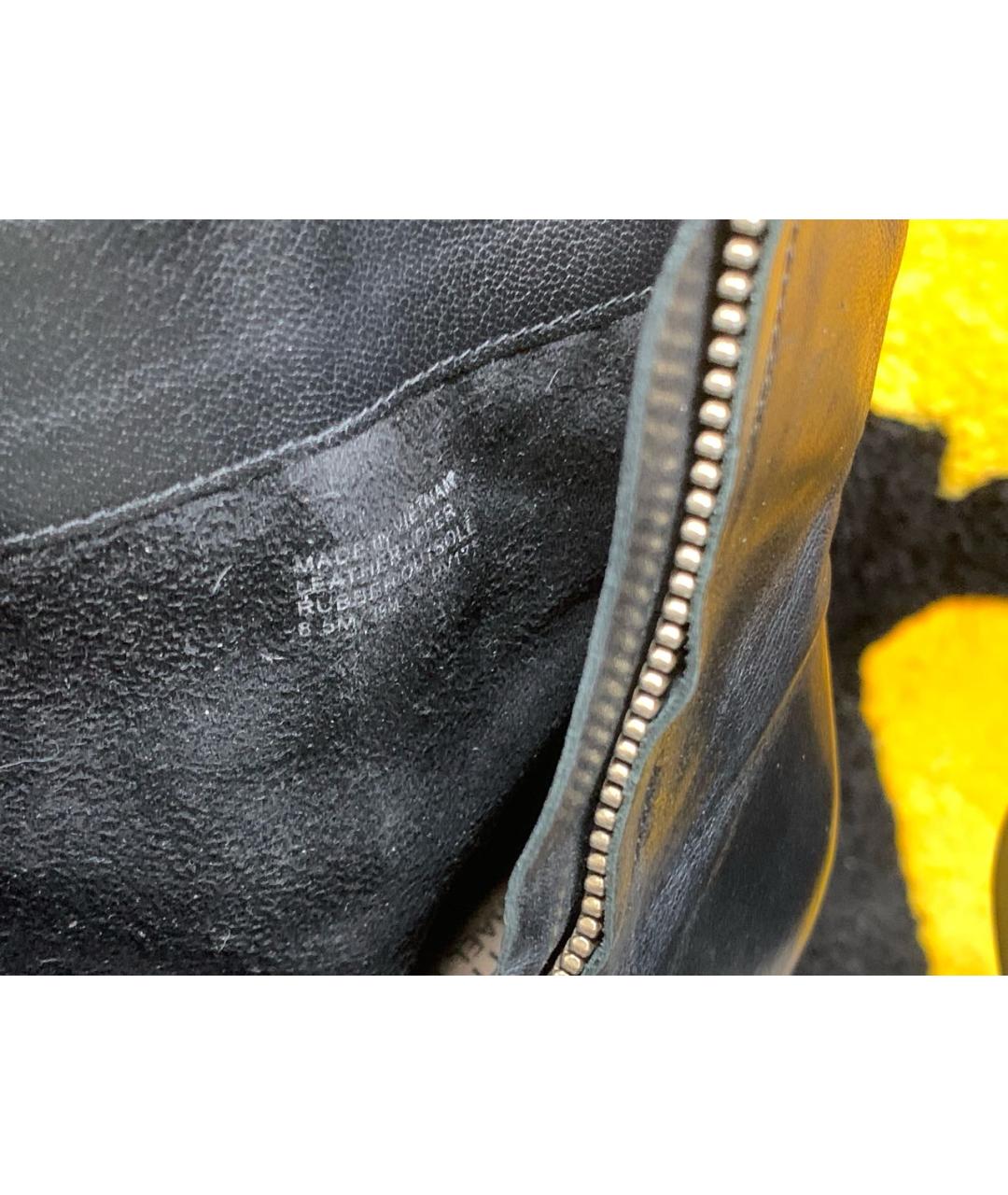 MICHAEL MICHAEL KORS Черные кожаные ботильоны, фото 7