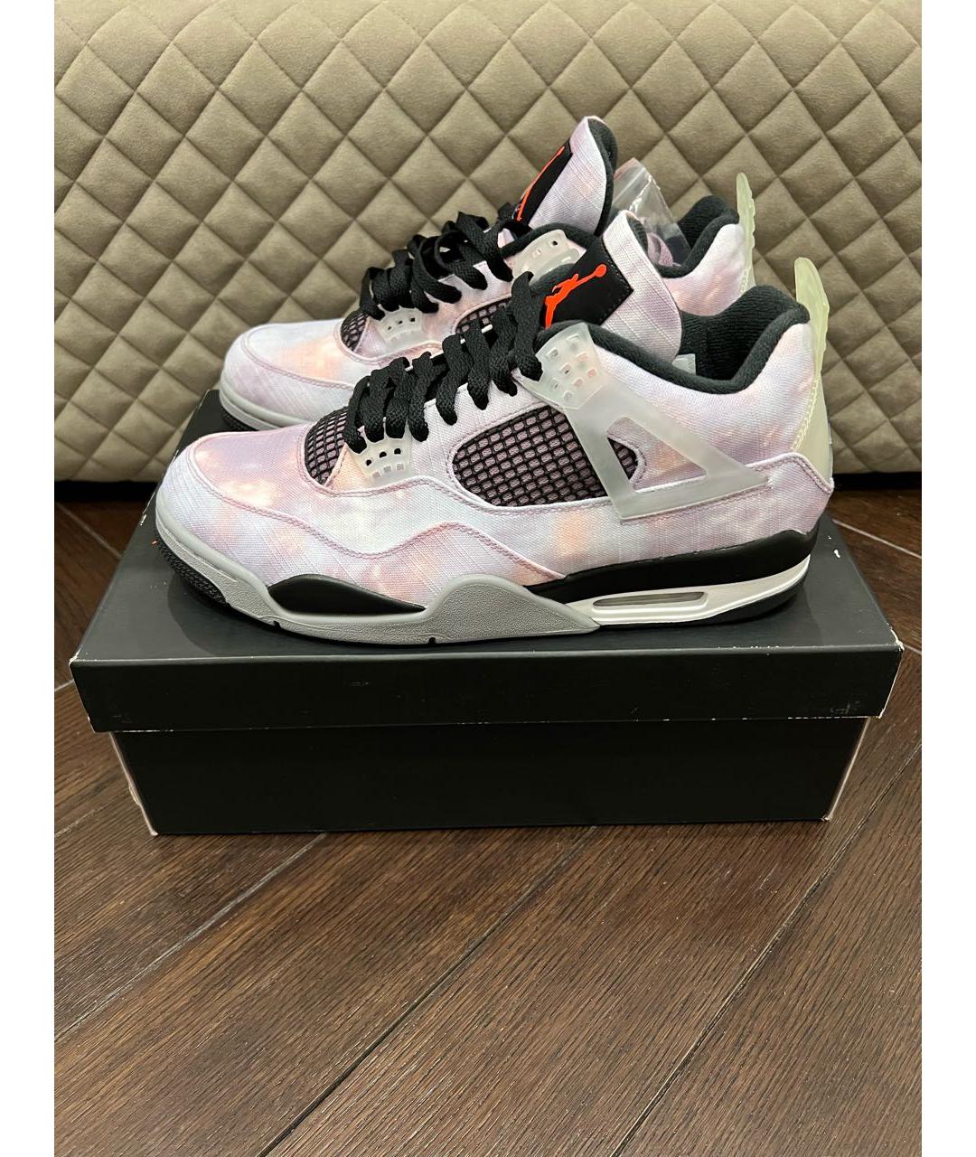 JORDAN Розовые текстильные низкие кроссовки / кеды, фото 6