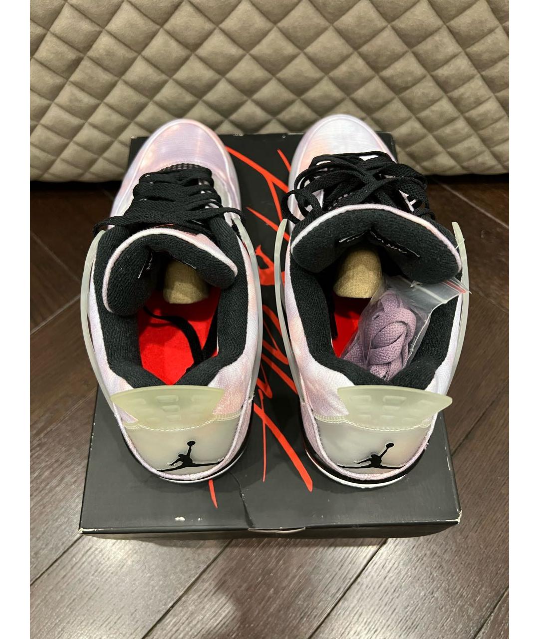 JORDAN Розовые текстильные низкие кроссовки / кеды, фото 2