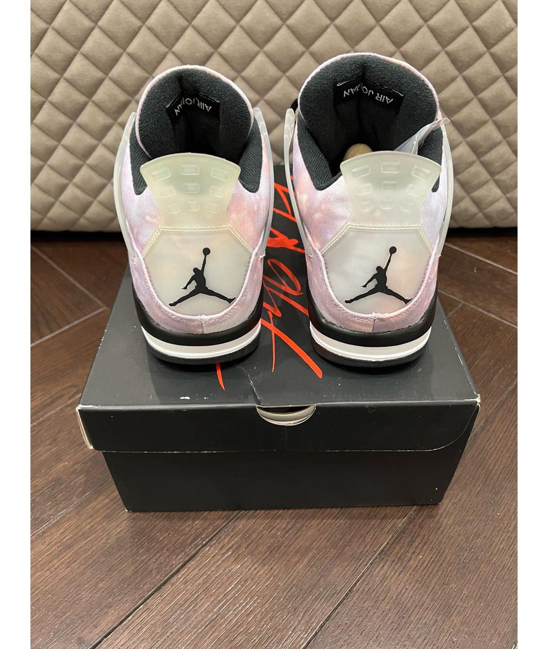 JORDAN Розовые текстильные низкие кроссовки / кеды, фото 3