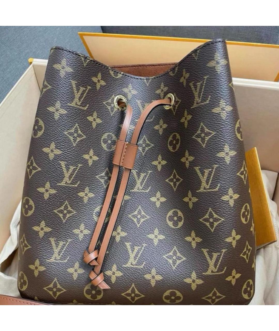 LOUIS VUITTON Коричневая сумка через плечо, фото 2