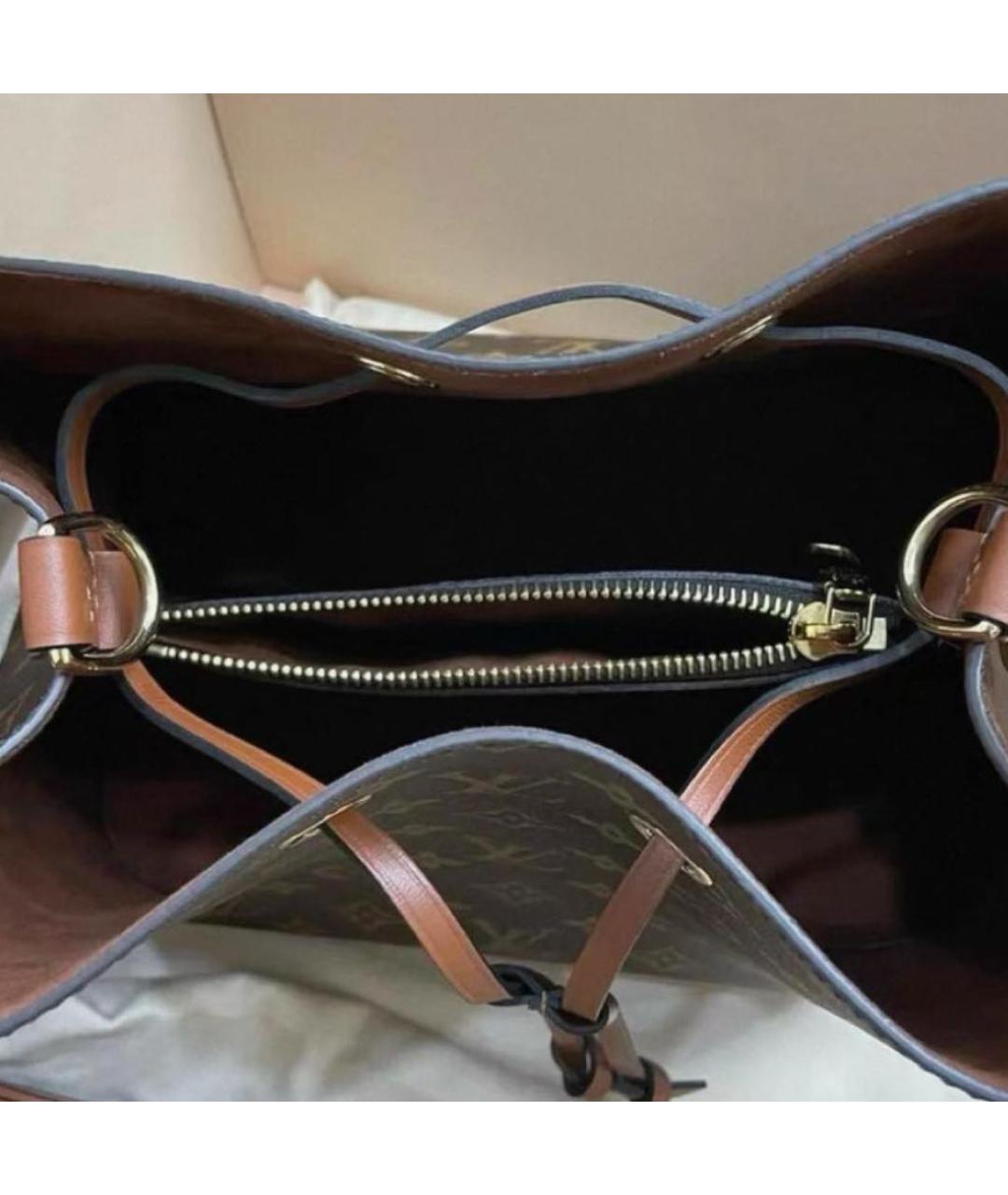 LOUIS VUITTON Коричневая сумка через плечо, фото 4