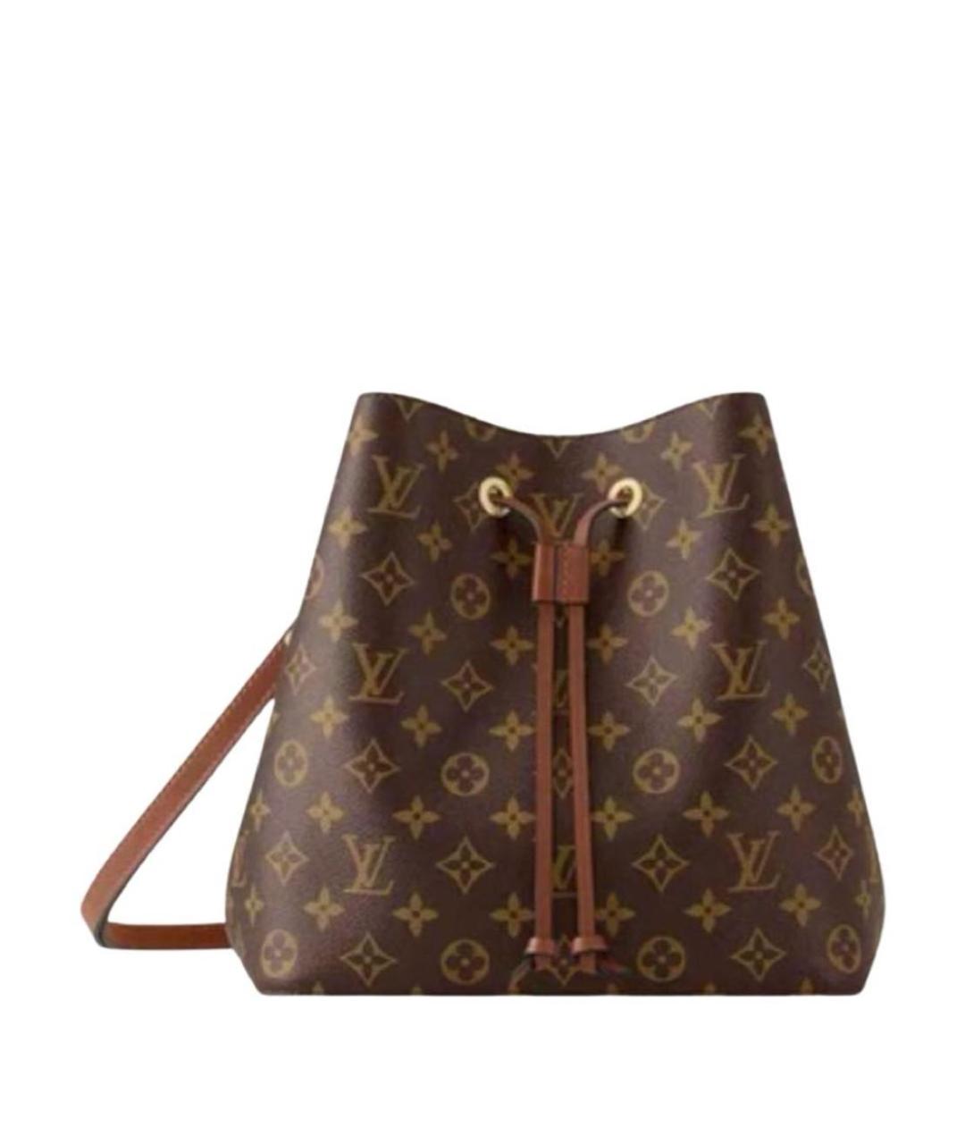 LOUIS VUITTON Коричневая сумка через плечо, фото 5