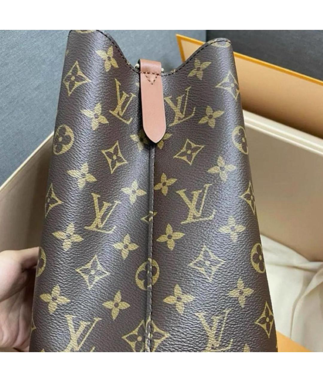 LOUIS VUITTON Коричневая сумка через плечо, фото 3