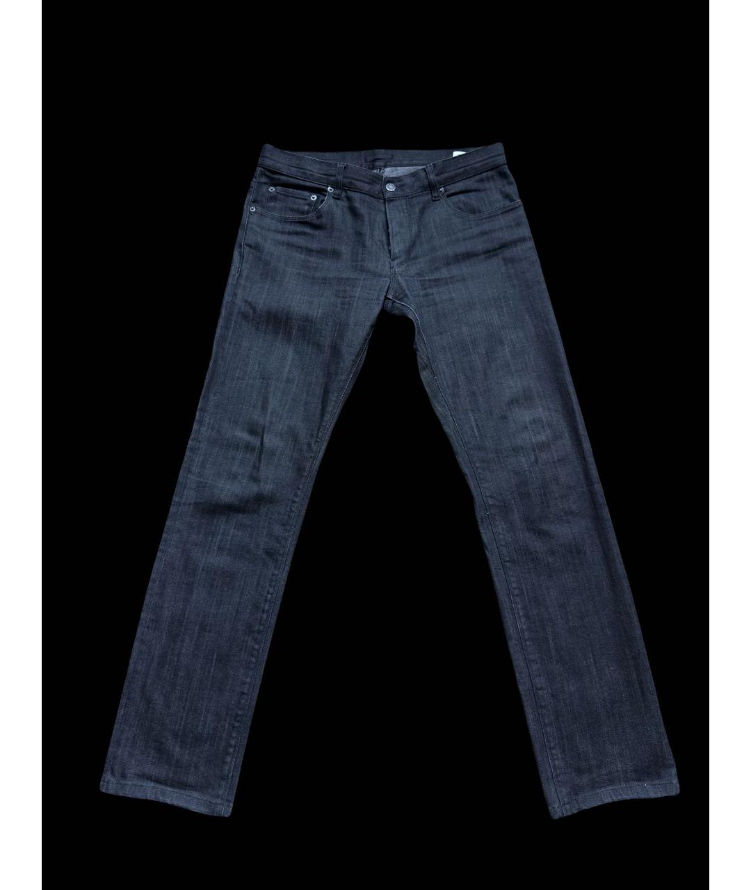 PRADA Черные хлопковые прямые джинсы, фото 9