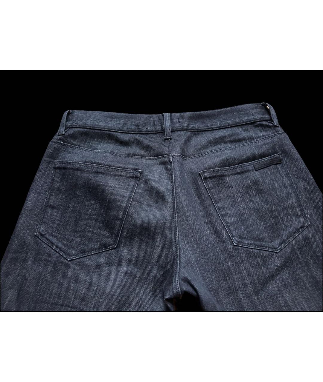 PRADA Черные хлопковые прямые джинсы, фото 3