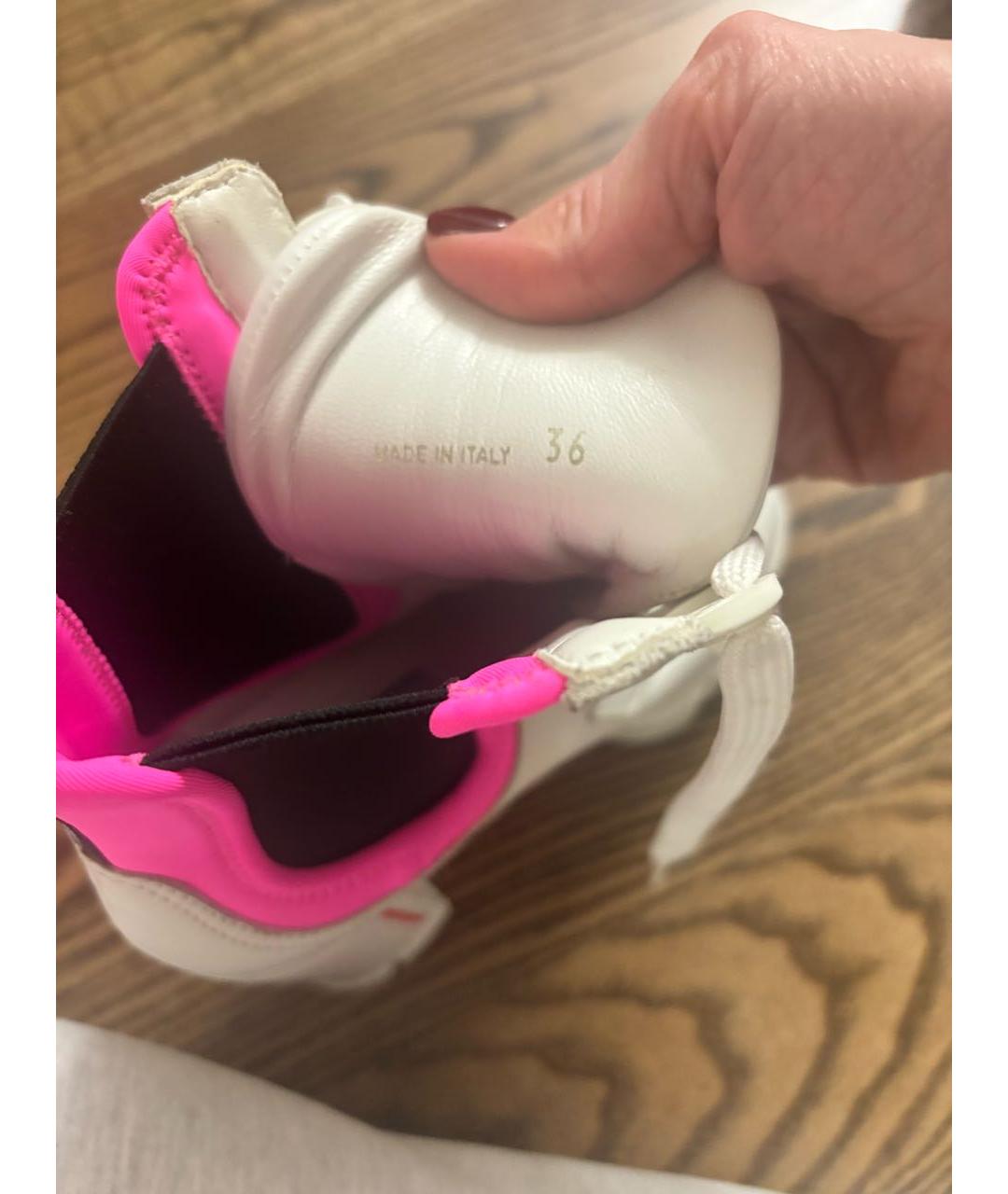 PRADA Белые кожаные ботильоны, фото 6