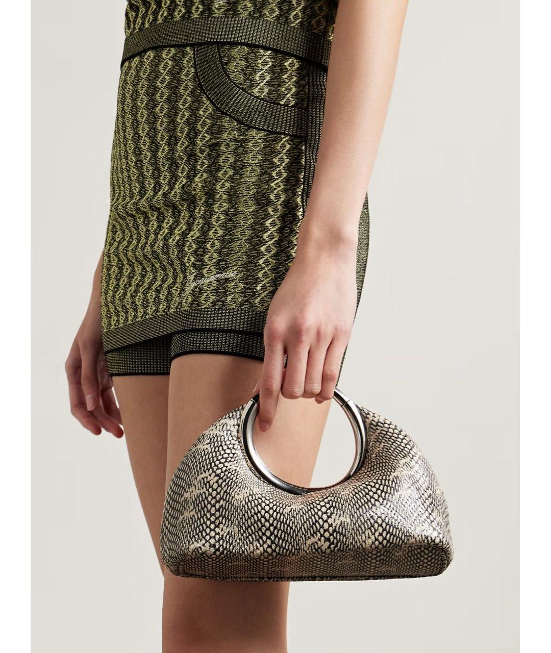 JACQUEMUS Мульти кожаная сумка с короткими ручками, фото 3