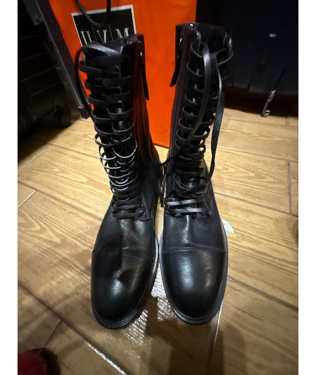 CASADEI Черные кожаные ботинки, фото 2