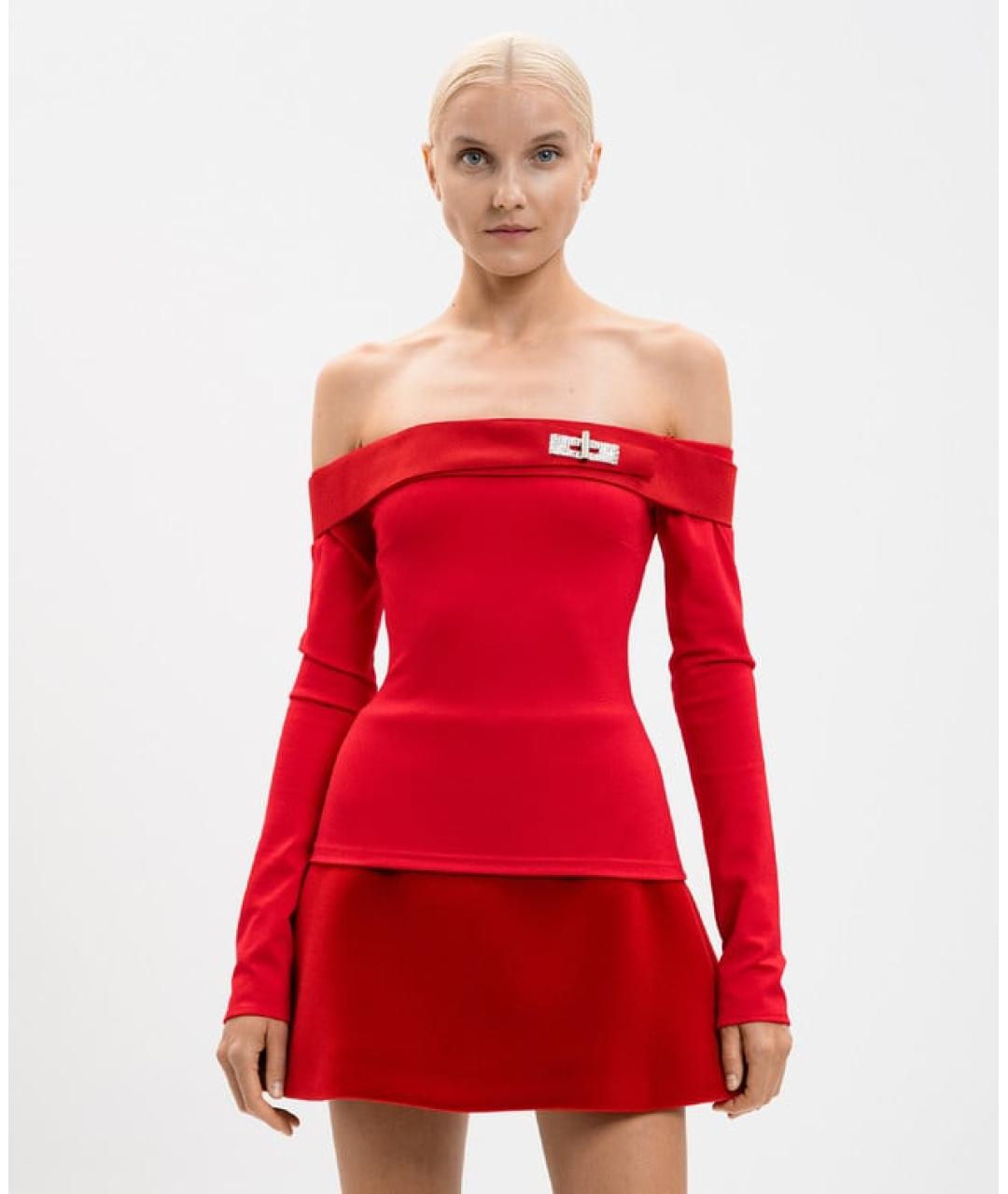 DAVID KOMA Красный джемпер / свитер, фото 3