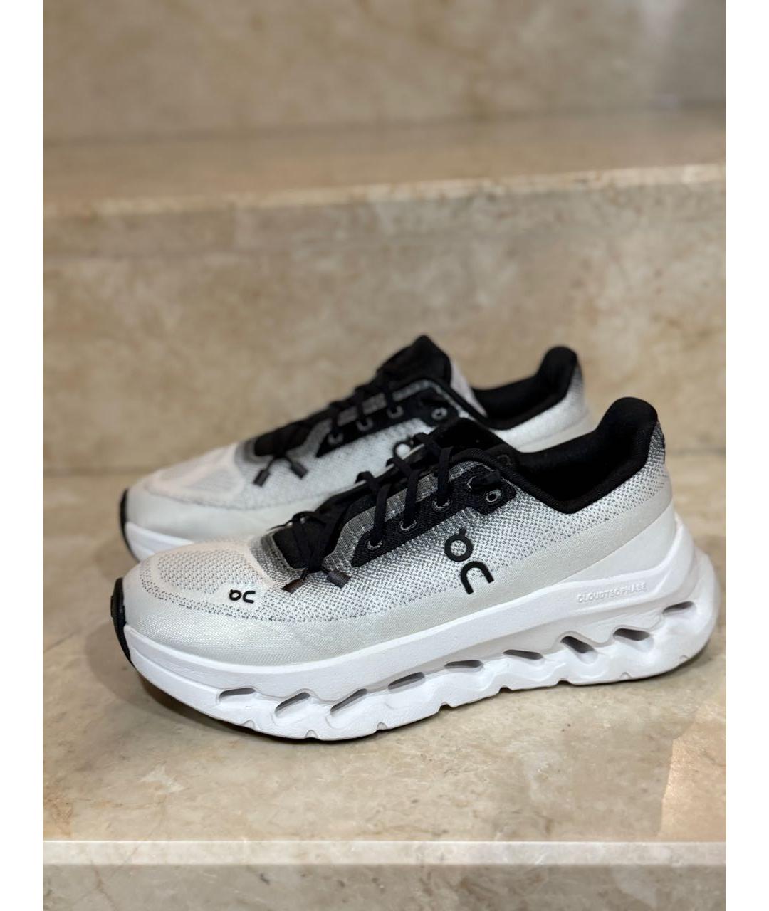 ON Белые текстильные кроссовки, фото 5