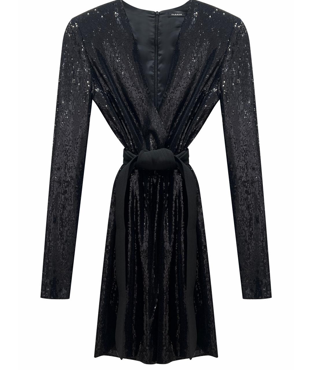 P.A.R.O.S.H. Черный полиэстеровый комбинезон, фото 1