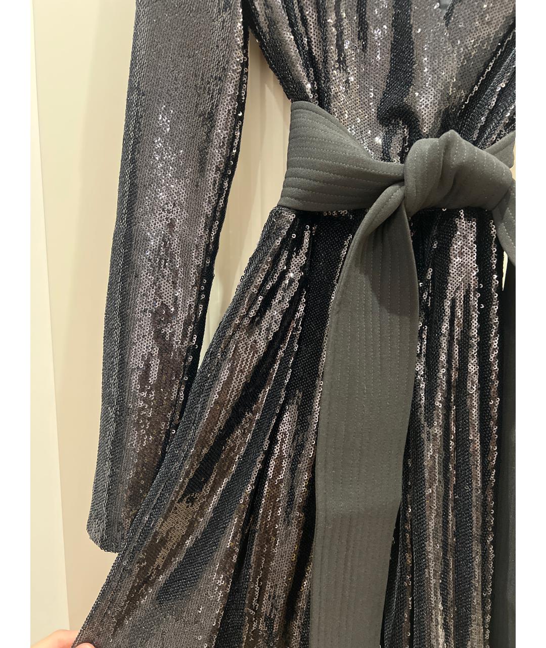 P.A.R.O.S.H. Черный полиэстеровый комбинезон, фото 4