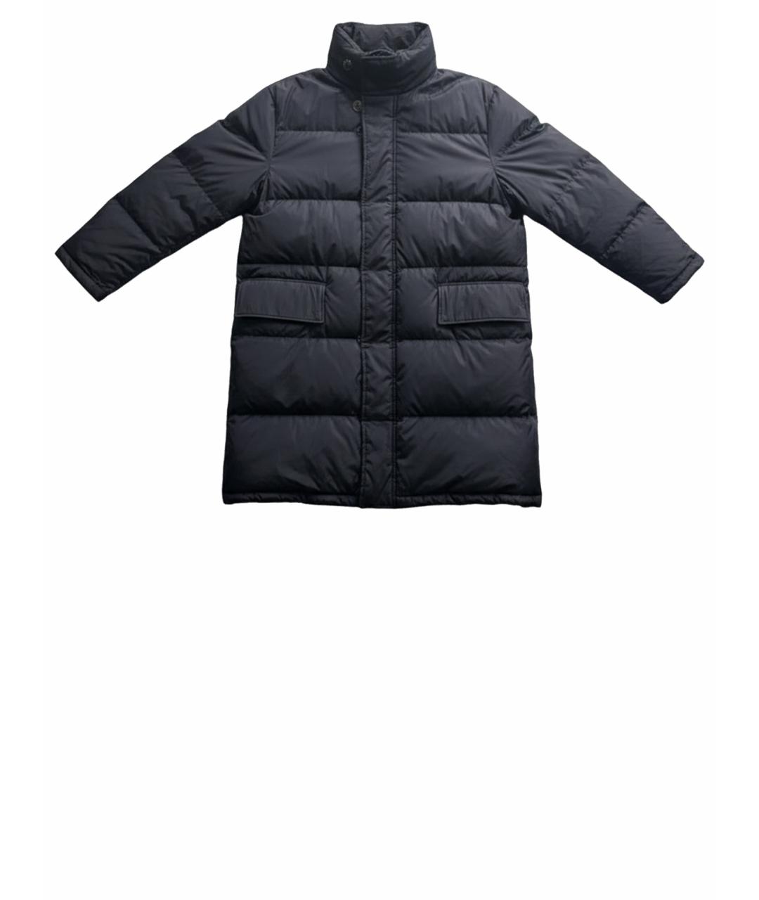 MONCLER Черный пуховик, фото 1