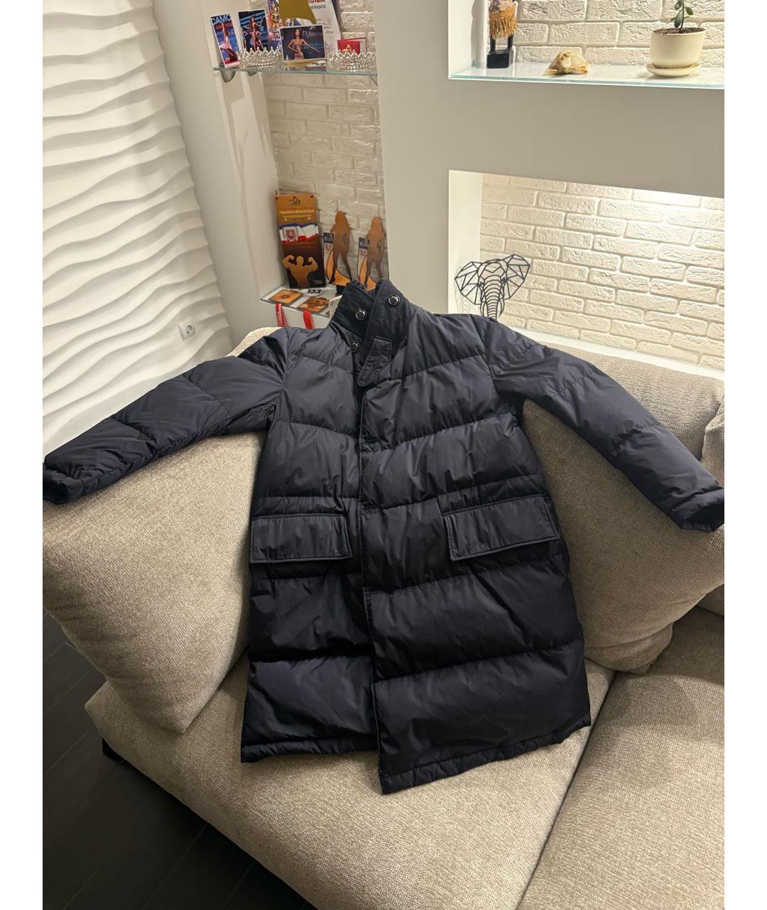 MONCLER Черный пуховик, фото 8