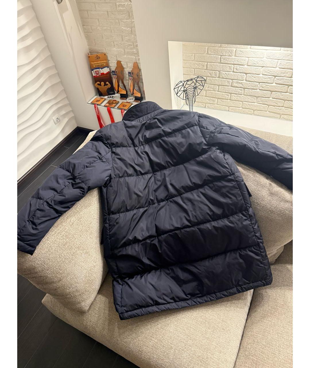 MONCLER Черный пуховик, фото 2