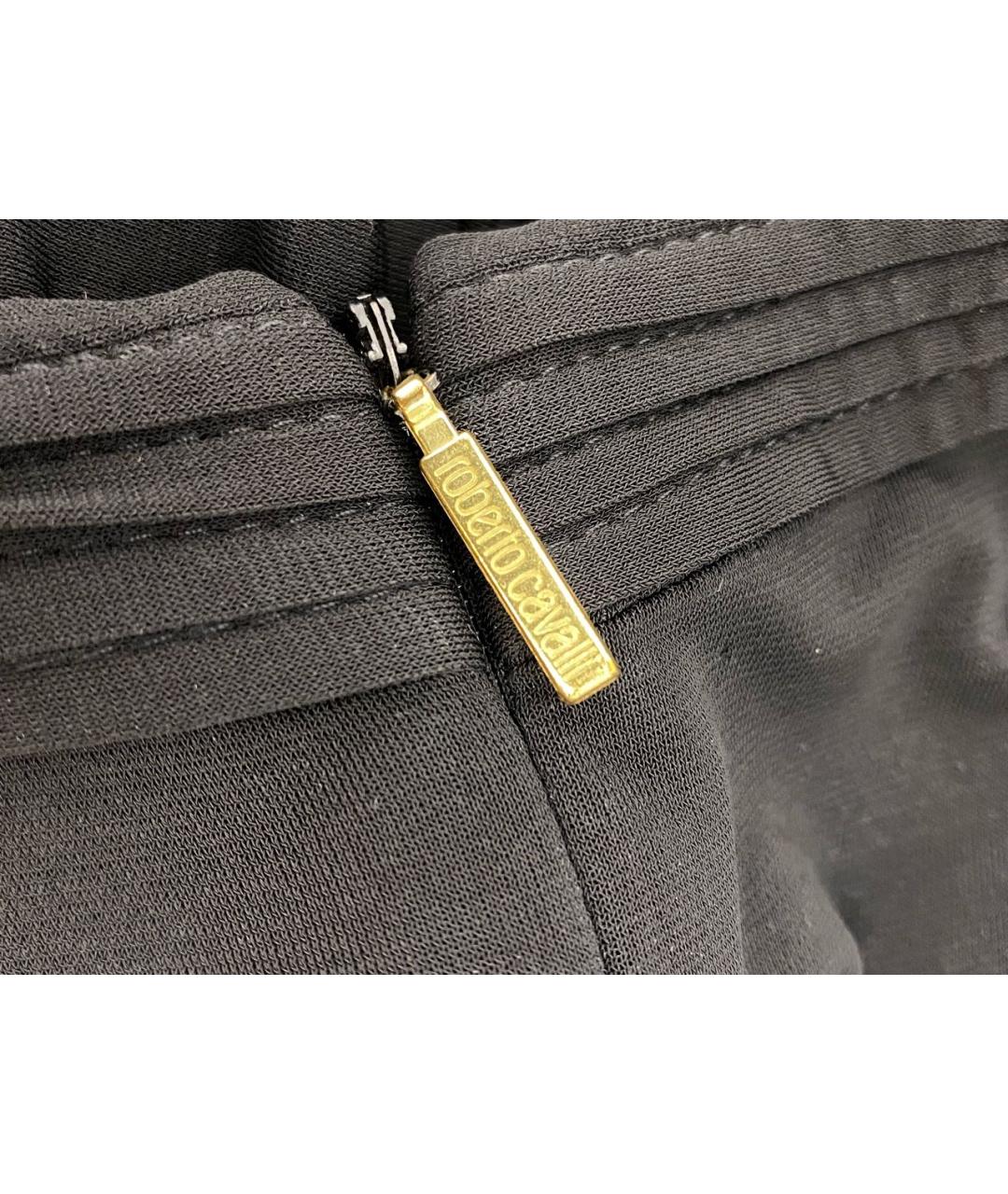 ROBERTO CAVALLI Черное вискозное вечернее платье, фото 8