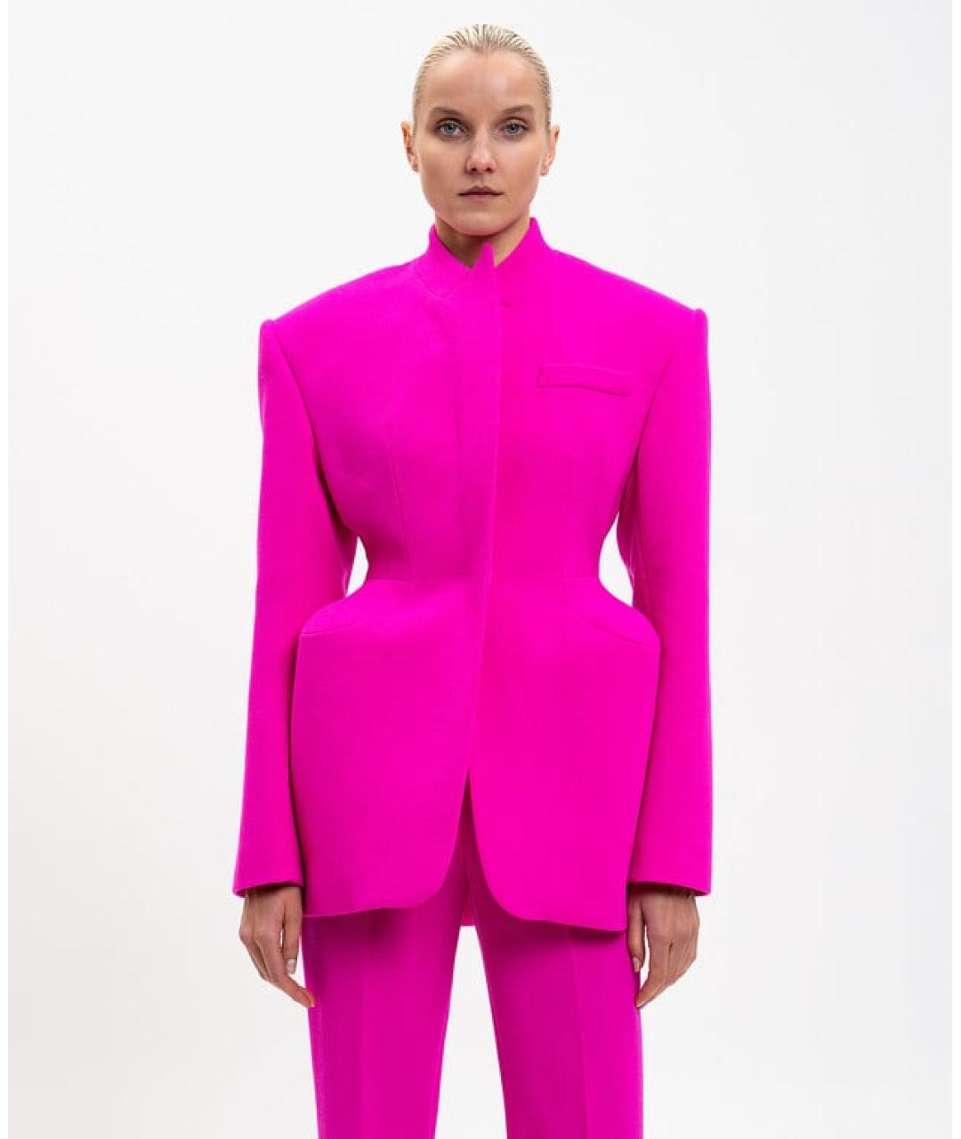 DAVID KOMA Фуксия жакет/пиджак, фото 4
