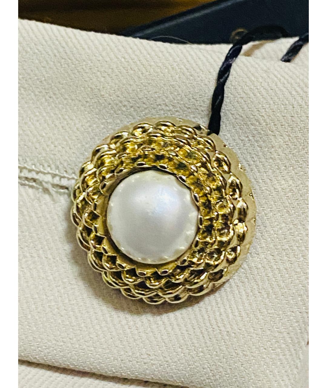 ESCADA Бежевый шелковый костюм с юбками, фото 5