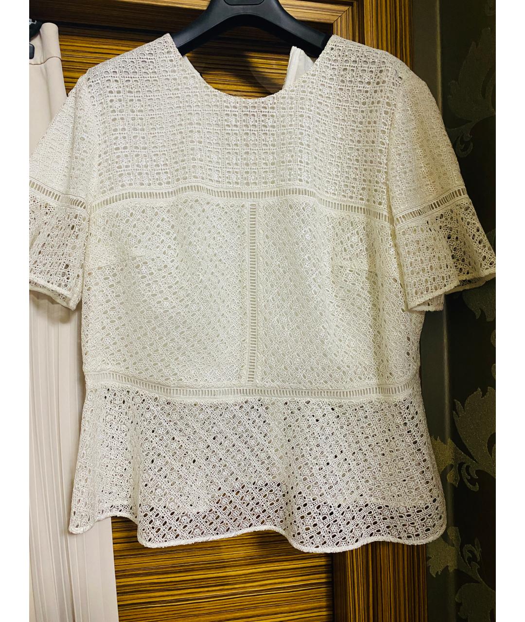 ESCADA Бежевый шелковый костюм с юбками, фото 4