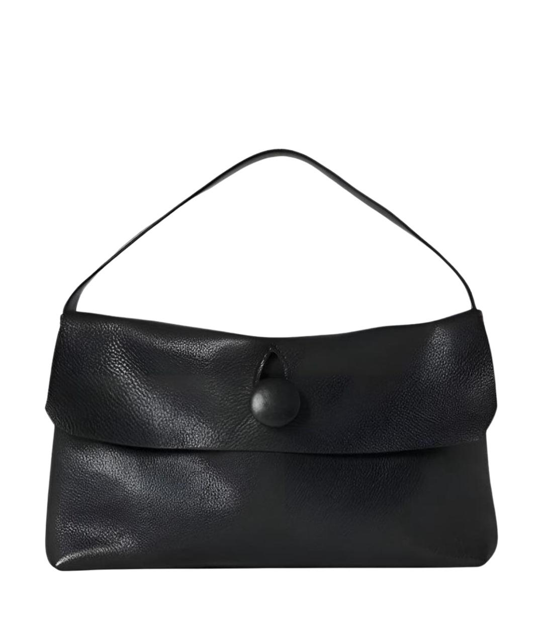 THE ROW Черная кожаная сумка через плечо, фото 1