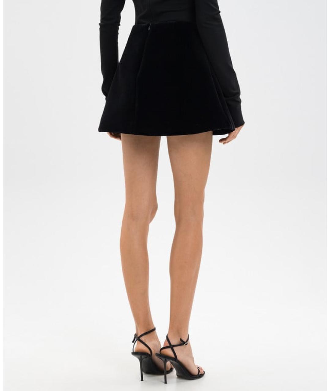DAVID KOMA Черная юбка мини, фото 6