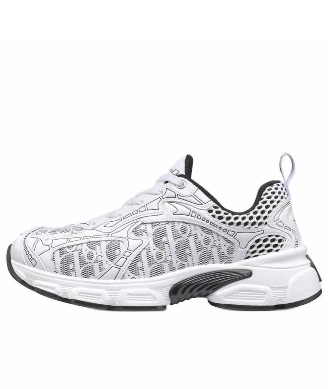 CHRISTIAN DIOR Белые текстильные кроссовки, фото 2