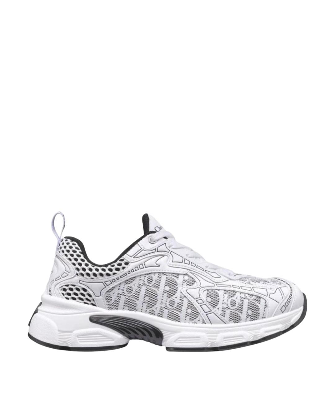 CHRISTIAN DIOR Белые текстильные кроссовки, фото 1