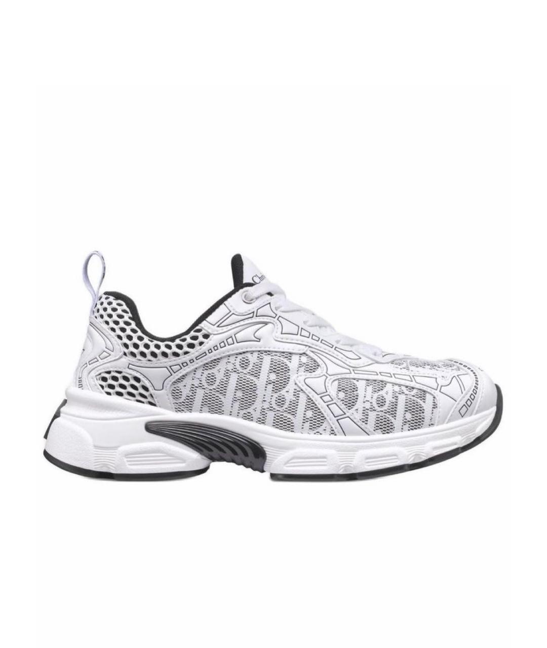 CHRISTIAN DIOR Белые текстильные кроссовки, фото 5