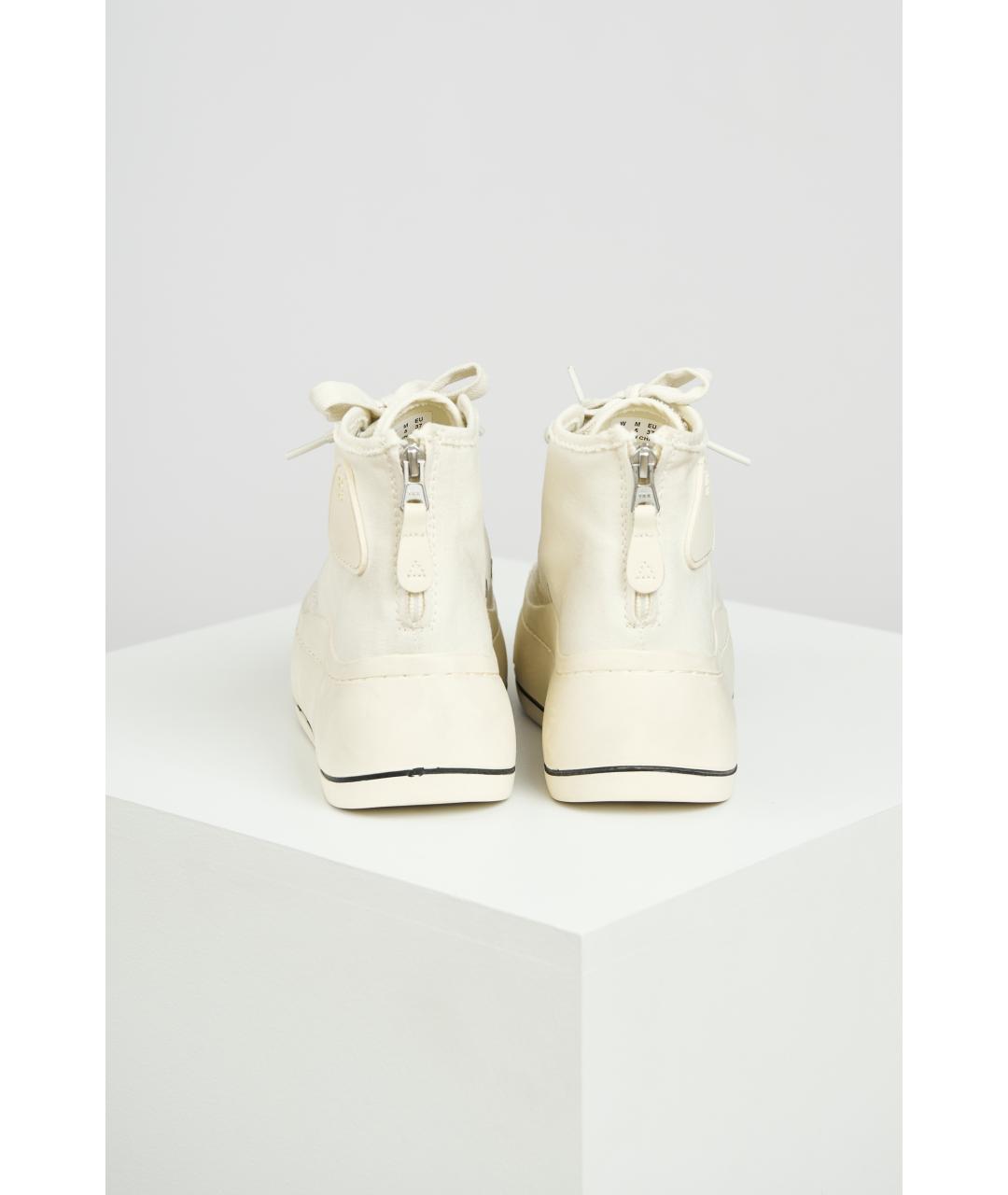 R13 Белые текстильные кеды, фото 4