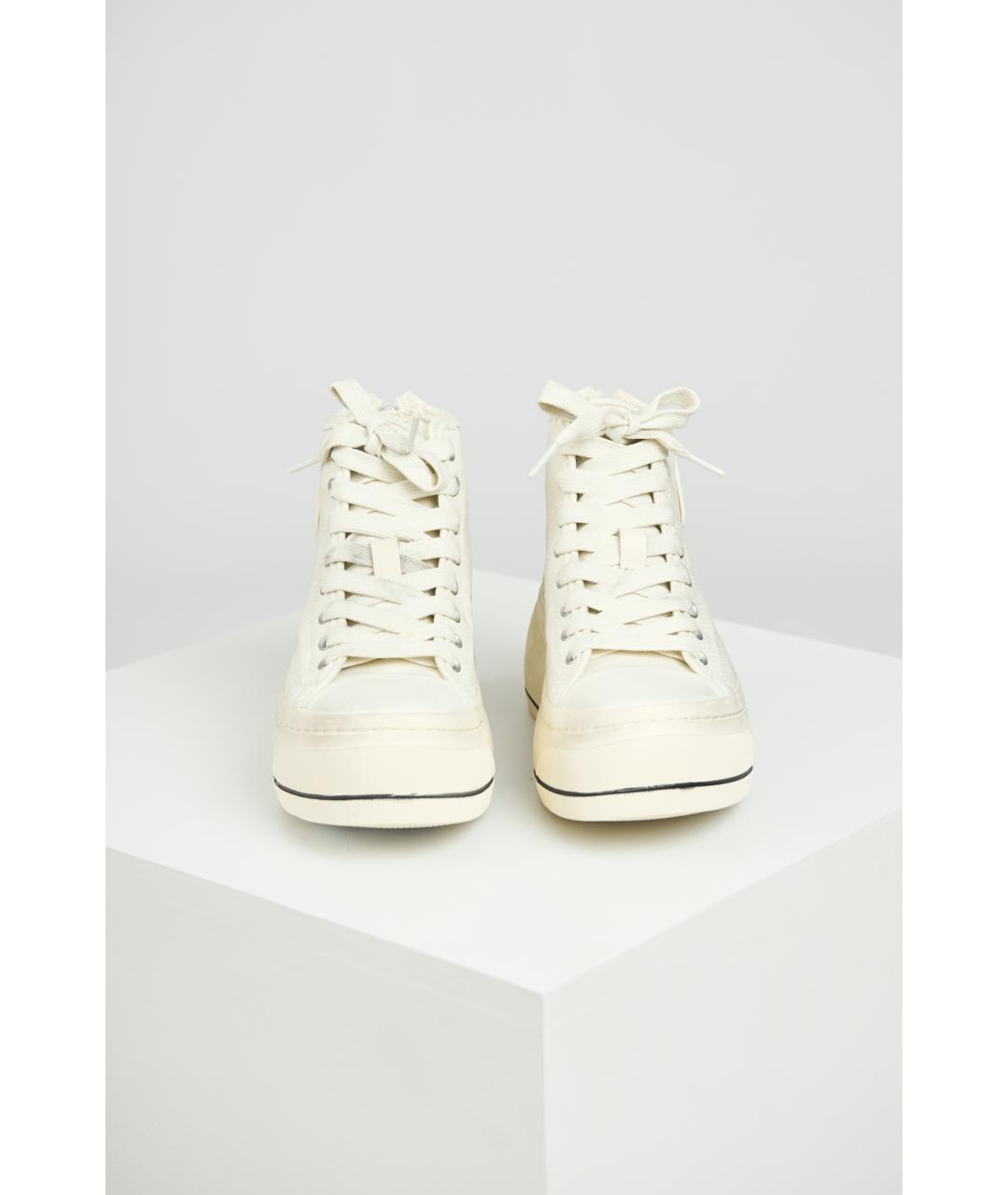 R13 Белые текстильные кеды, фото 5