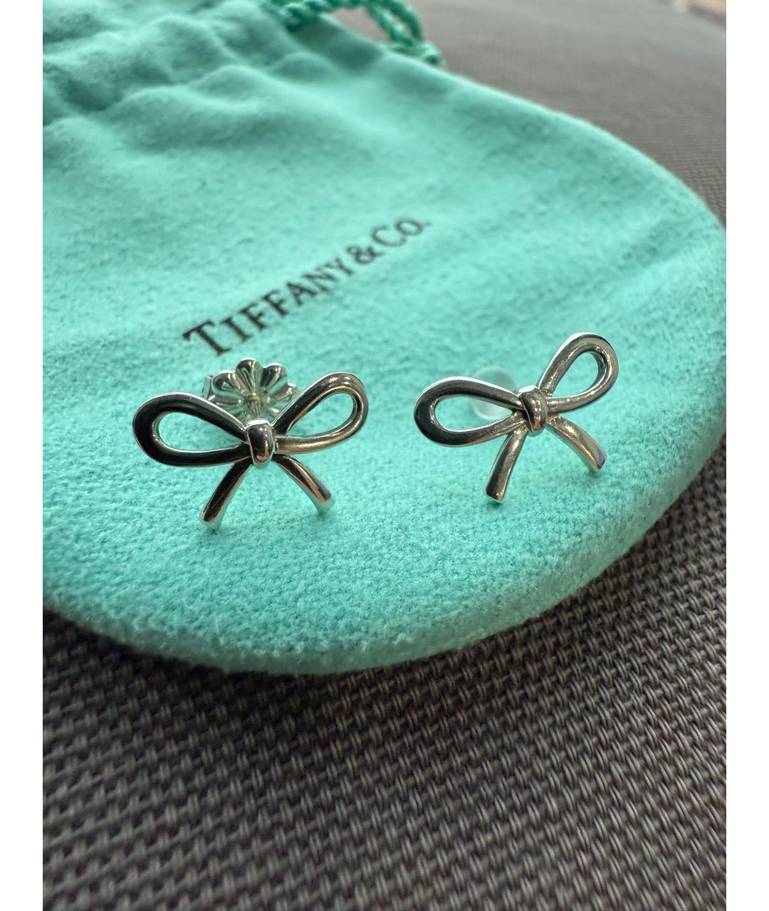 TIFFANY&CO Серебряные серебряные серьги, фото 6