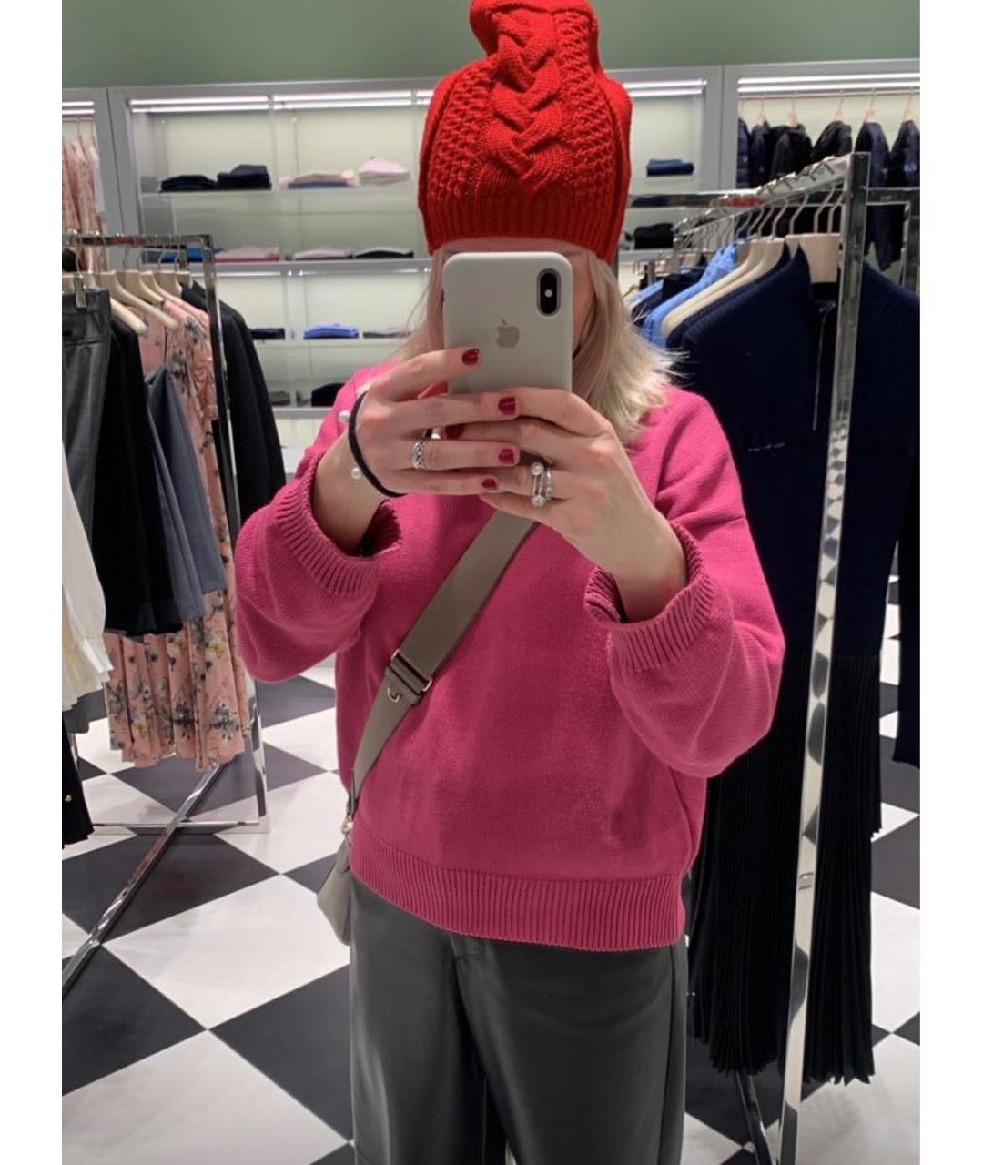 PRADA Красная шерстяная шапка, фото 5