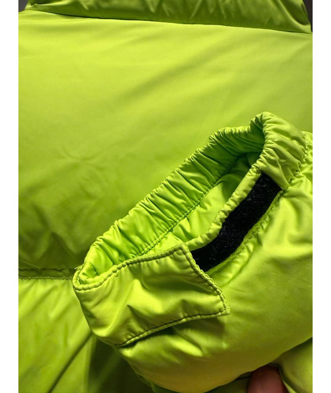 VETEMENTS Салатовый полиэстеровый пуховик, фото 5