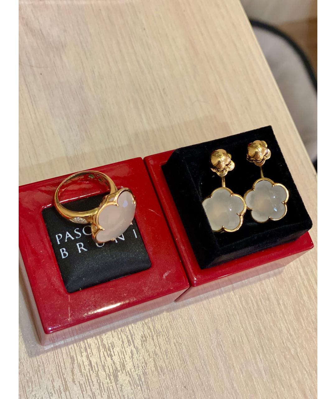 PASQUALE BRUNI Бежевые серьги из розового золота, фото 2