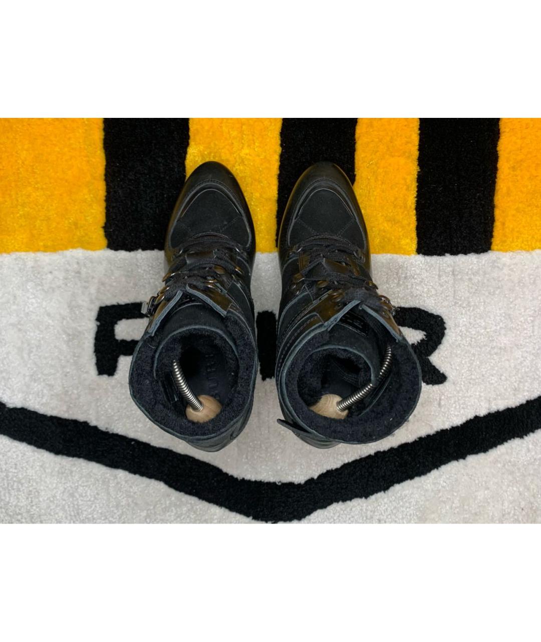 BURBERRY Черные замшевые ботильоны, фото 3