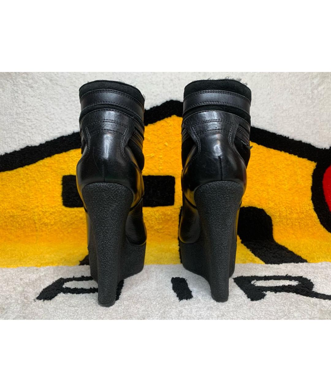 BURBERRY Черные замшевые ботильоны, фото 4