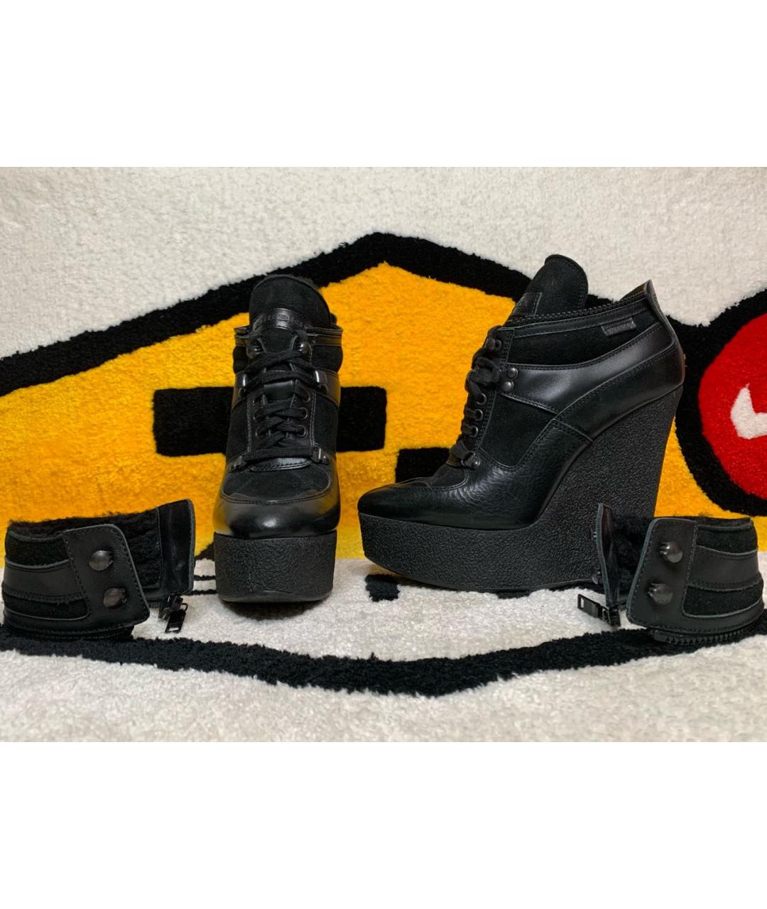 BURBERRY Черные замшевые ботильоны, фото 6